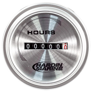 2" White Hardin Marine Hourmeter