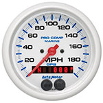 3-3/8" GPS Multi Function 140 MPH Speedometer Gauge - Custom Colored Rims