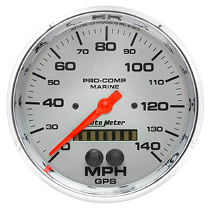 GPS Multi Function 140 MPH Speedometer Gauge Only 4-5/8"