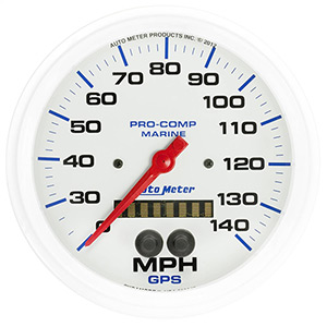GPS Multi Function 140 MPH Speedometer Gauge Only 4-5/8"