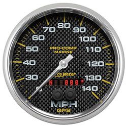 GPS Multi Function 140 MPH Speedometer Gauge Only 4-5/8"