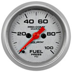 Autometer 2-5/8" Fuel Pressure Gauge 0-100PSI