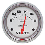 Autometer 2-5/8" Voltmeter 0-18V