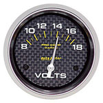 Autometer 2-1/16" Voltmeter 0-18V