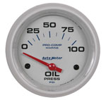 Autometer 2-5/8" Electric 0-100 PSI Oil Pressure