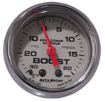 Mechanical Boost / Vacuum Gauge 20 lb.