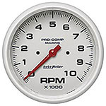 5" Autometer 10000 RPM Tachometer Gauge - Custom Colored Rim