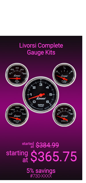 Livorsi Complete Gauge Kits