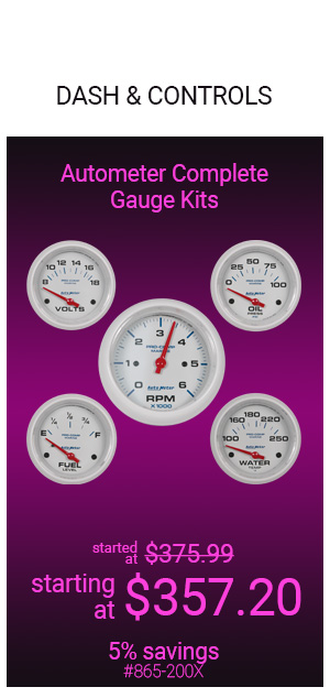 Autometer Complete Gauge Kits