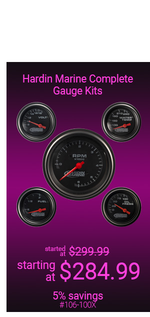 Hardin Marine Complete Gauge Kits