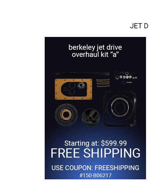 Berkeley Jet Drive Master Overhaul Kit A