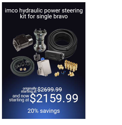IMCO Full Hydraulic Bravo 1 Drive 1 Ram Power Steering